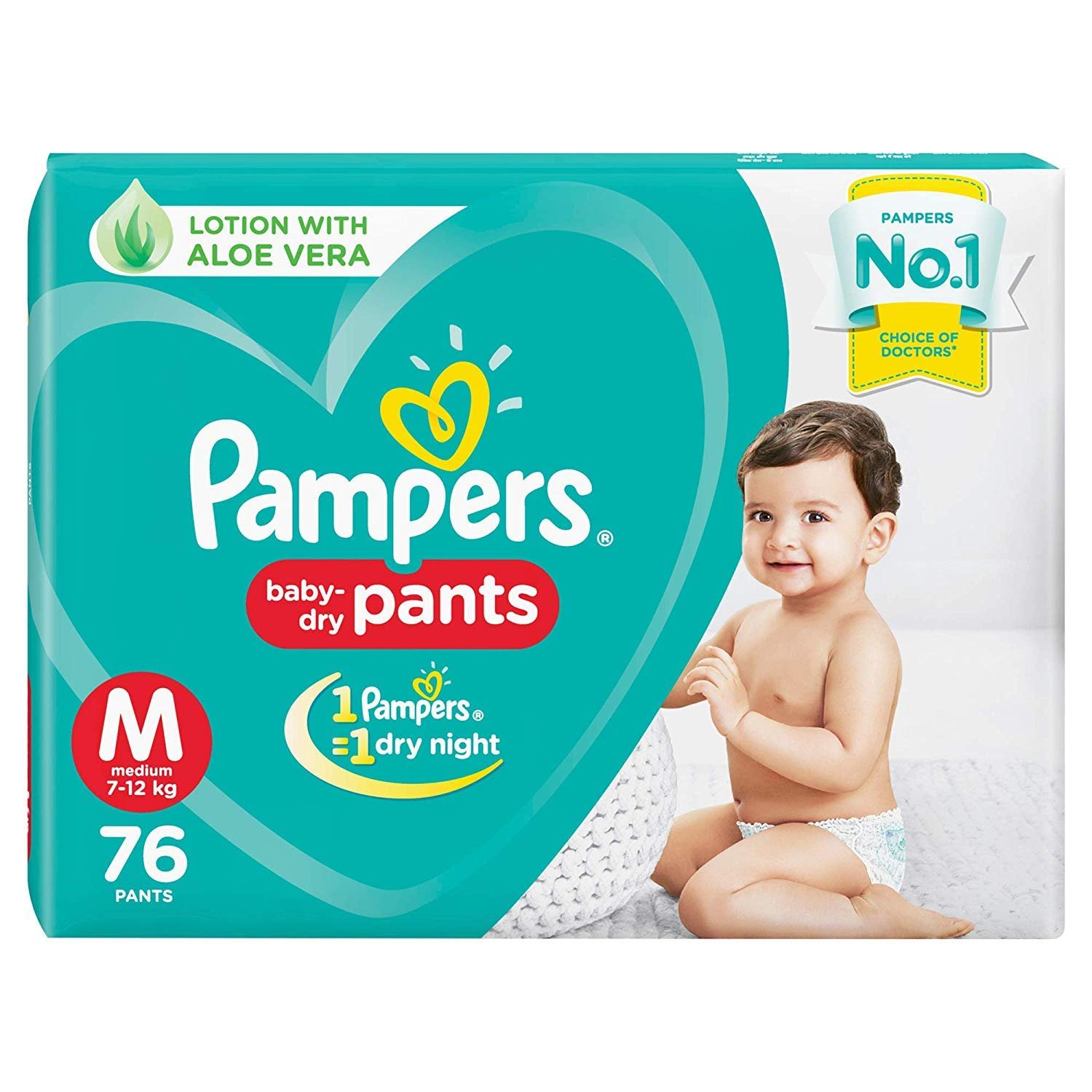 pampers baby dry pants medium price